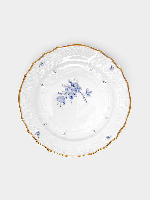 Antique and Vintage - 1960s Lorenz Hutschenreuther Hand-Painted Porcelain Dinner Plates (Set of 10) -  - ABASK - 