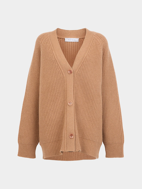 Ryan Roche - Cashmere Oversized Cardigan | Size: XS -  - ABASK - 