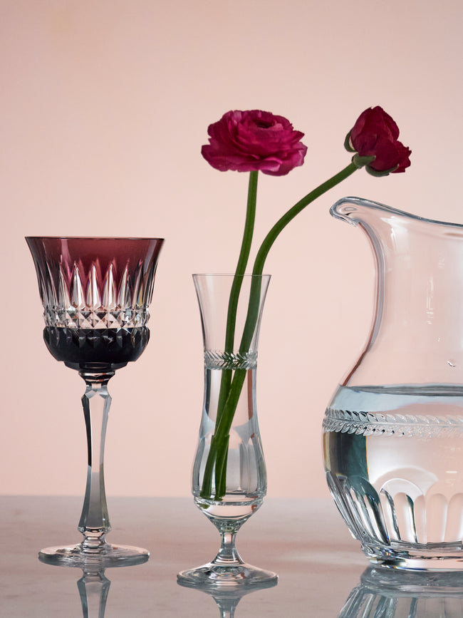 Cristallerie De Montbronn - Chenonceaux Hand-Blown Crystal Bud Vase -  - ABASK