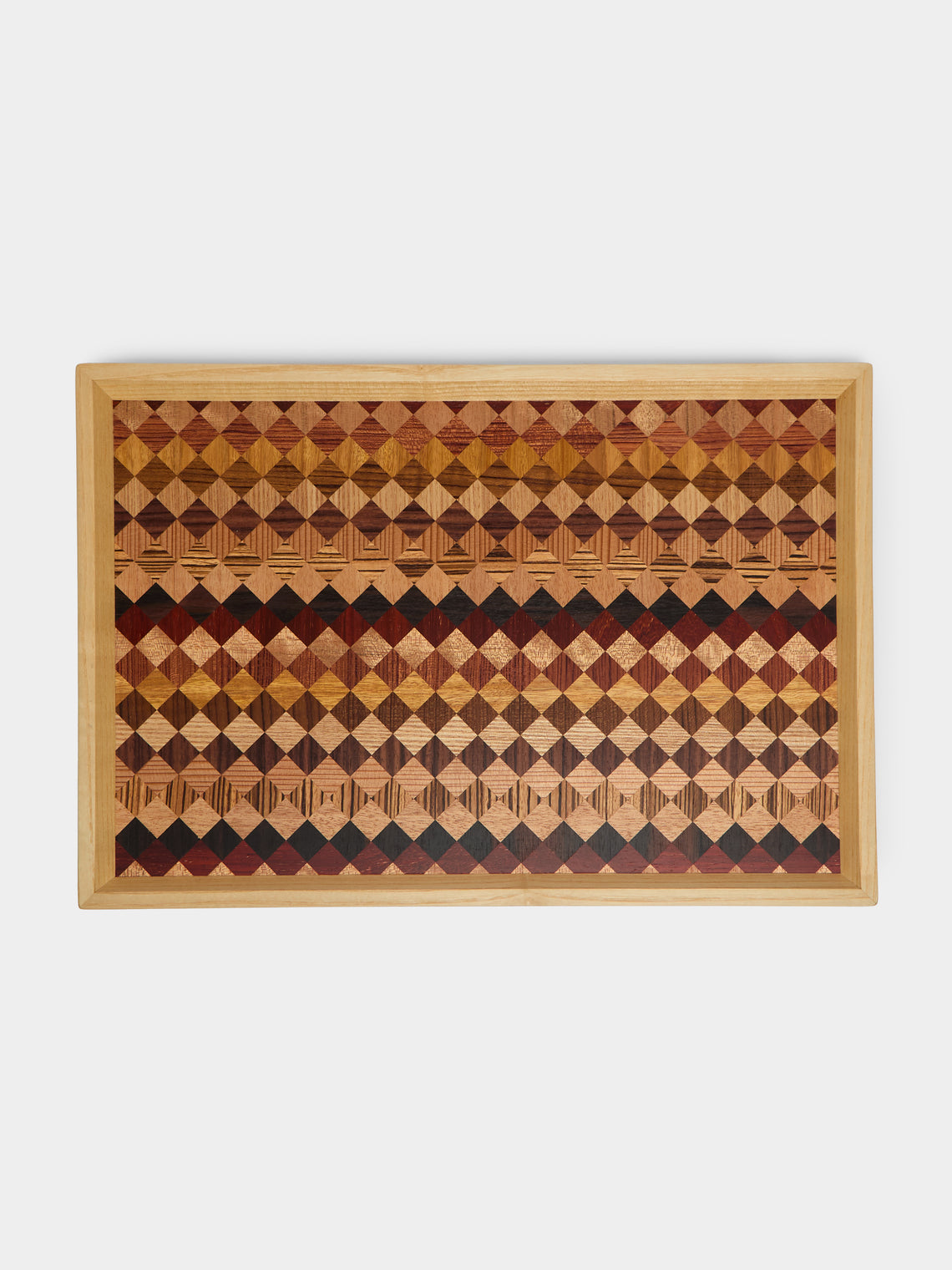 Mori Kougei - Poke Wood Rectangular Tray -  - ABASK - 