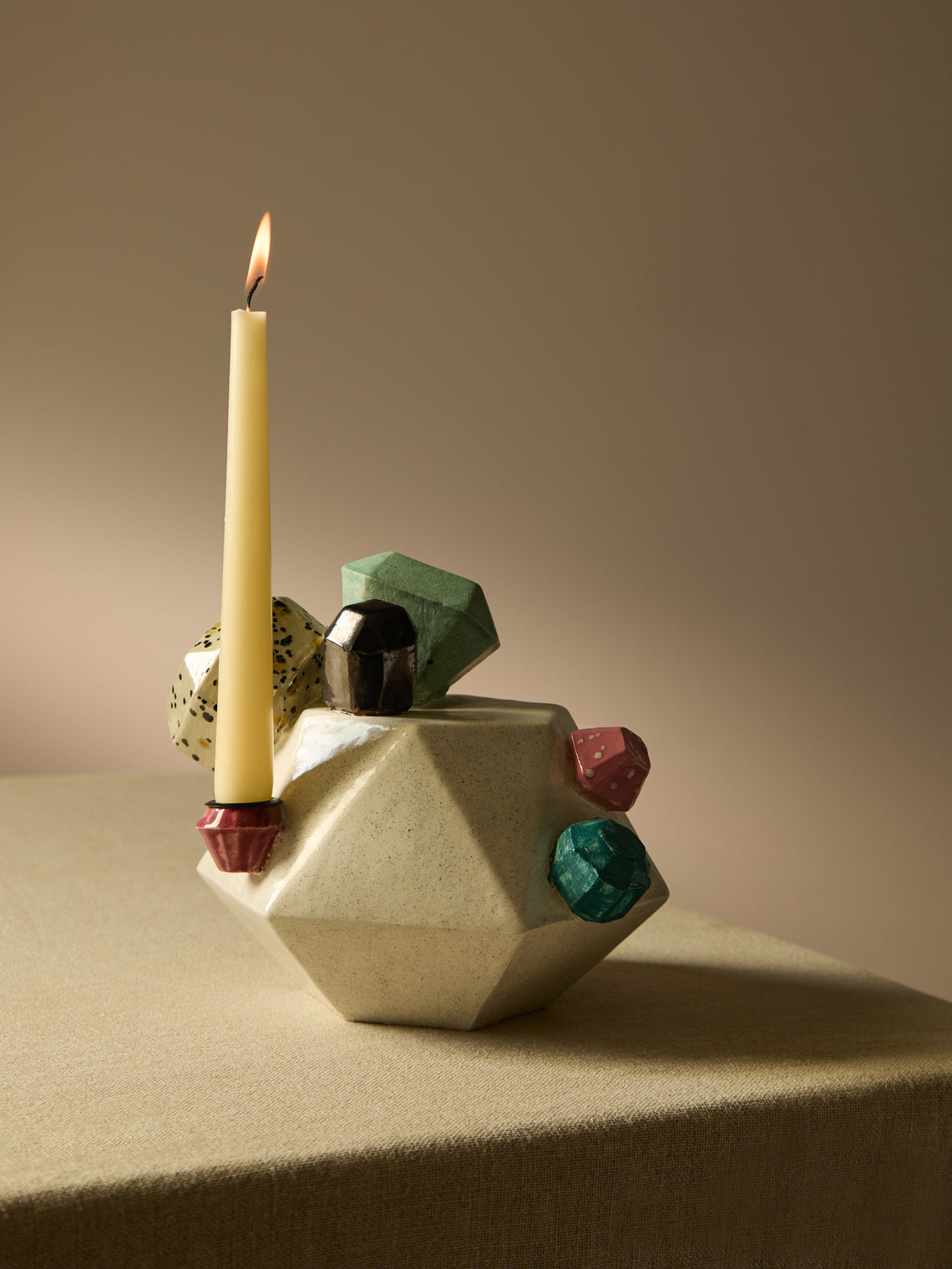 Kelly Lamb - Hand-Glazed Ceramic Medium Gem Cluster -  - ABASK