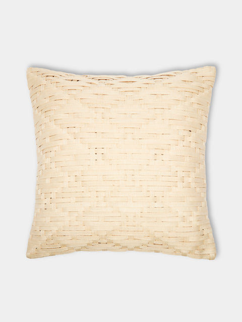 KUBO Curated - Square Knot Weave Palm Cushion -  - ABASK - 