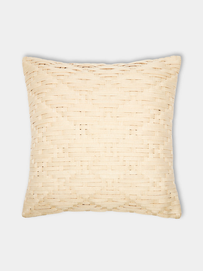 KUBO Curated - Square Knot Weave Palm Cushion -  - ABASK - 