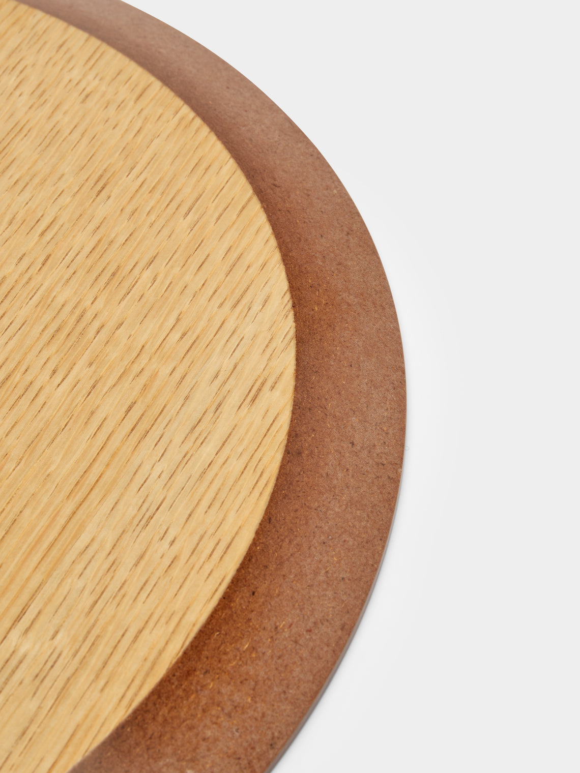 Mori Kougei - Japanese Oak Circular Placemats (Set of 2) -  - ABASK