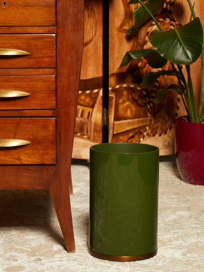 The Lacquer Company - Lacquered Round Bin -  - ABASK