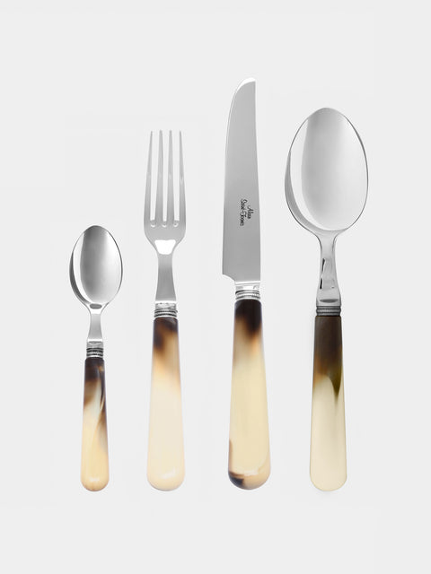 Alain Saint-Joanis - Iris Marbled Resin Dinner Cutlery (Set of 4) -  - ABASK - 