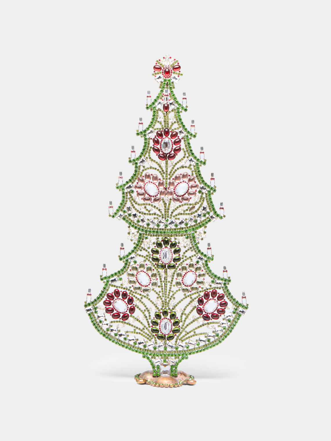 Antique and Vintage - 1930s Czech Jewelled Extra Large Christmas Tree -  - ABASK - 