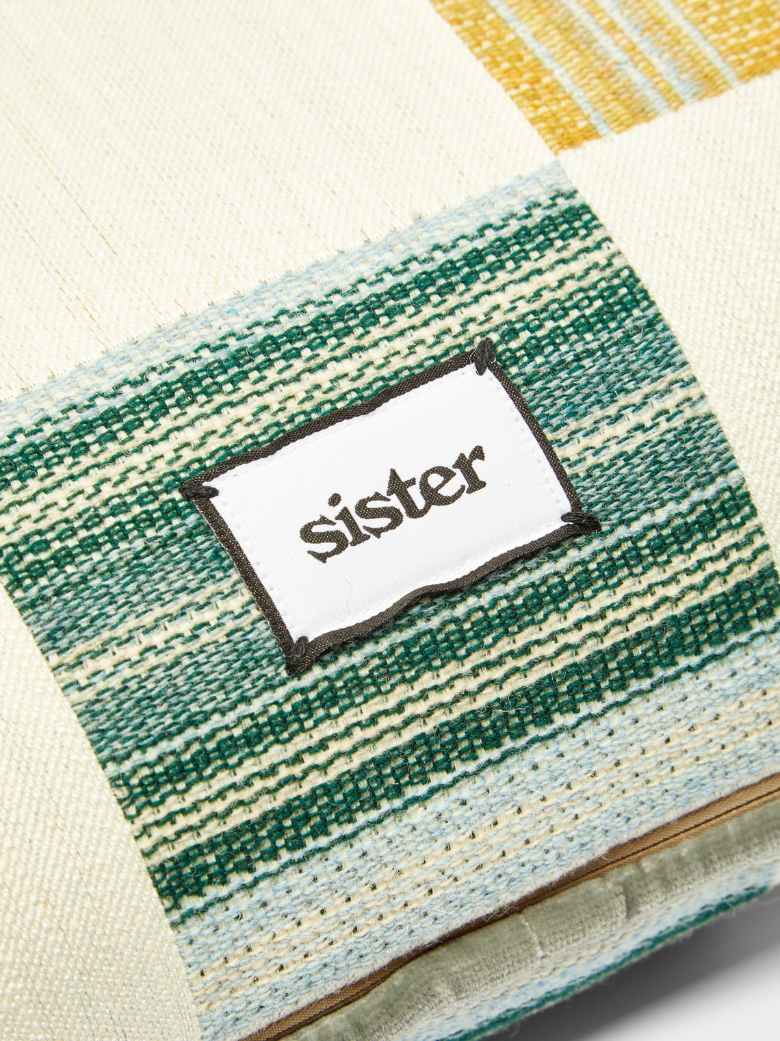 Sister By Studio Ashby - Patch Cotton Bed Cushion -  - ABASK