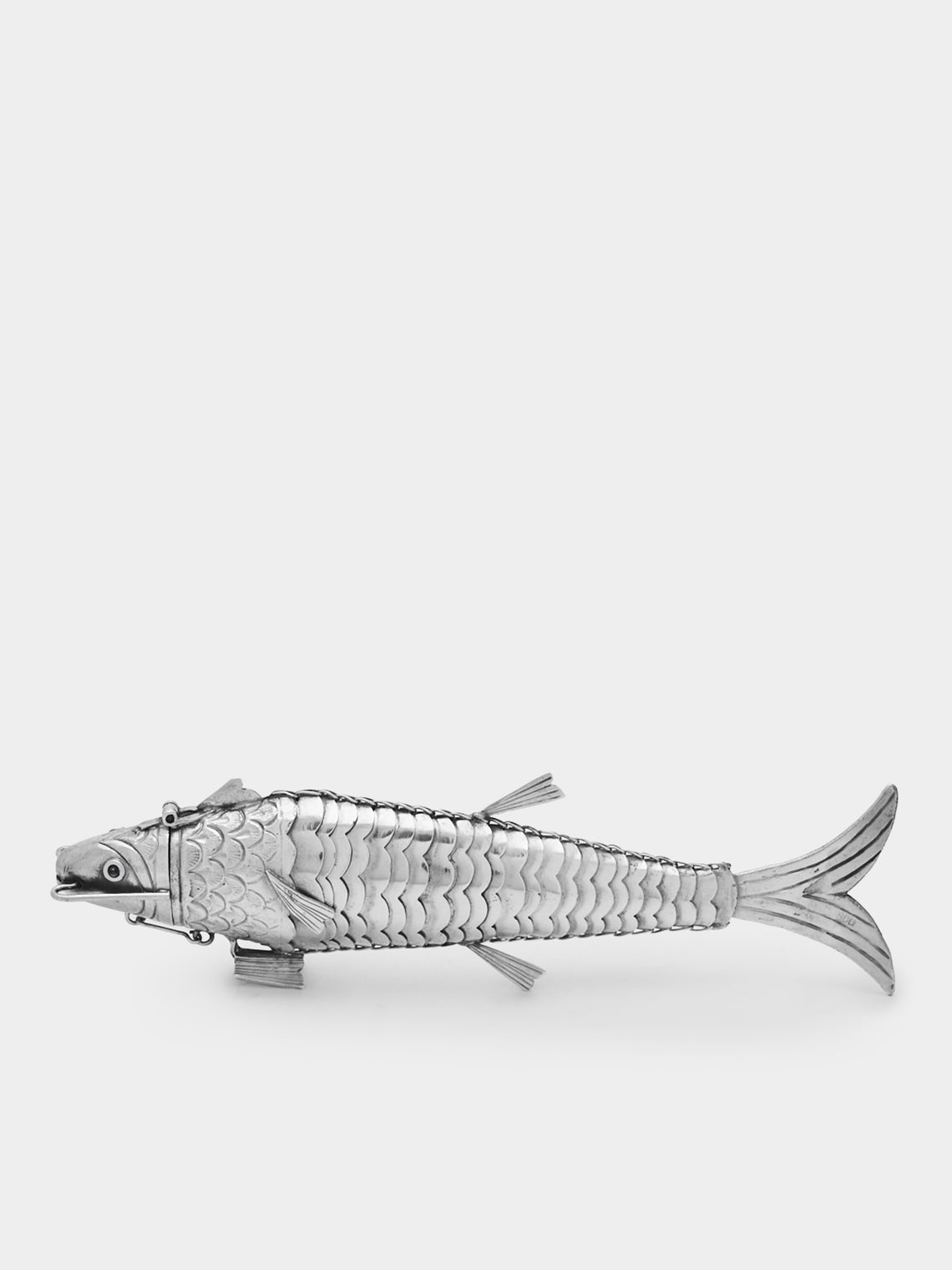 Antique and Vintage - 1900s Solid Silver Articulating Fish -  - ABASK - 