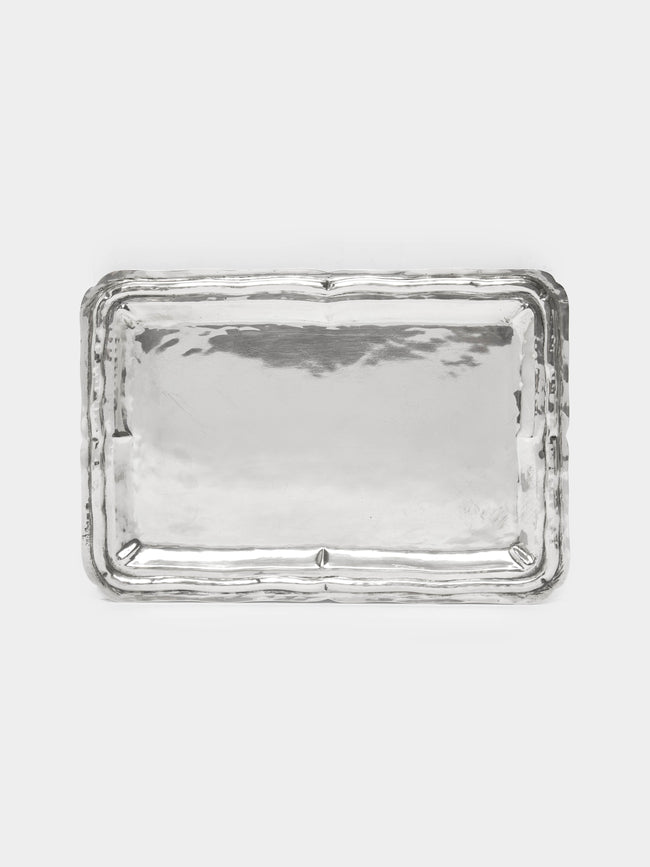Antique and Vintage - 1900s Solid Silver Tray -  - ABASK - 