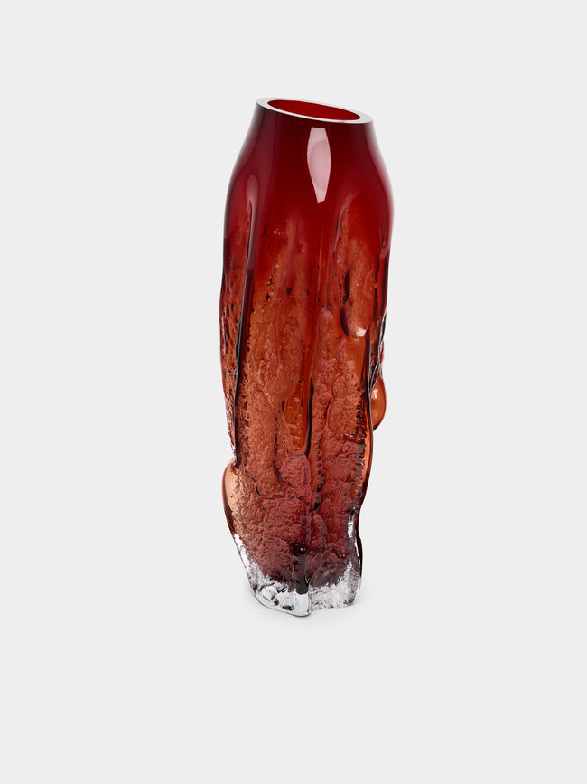 David Valner - Bark Hand-Blown Glass Vase -  - ABASK - 