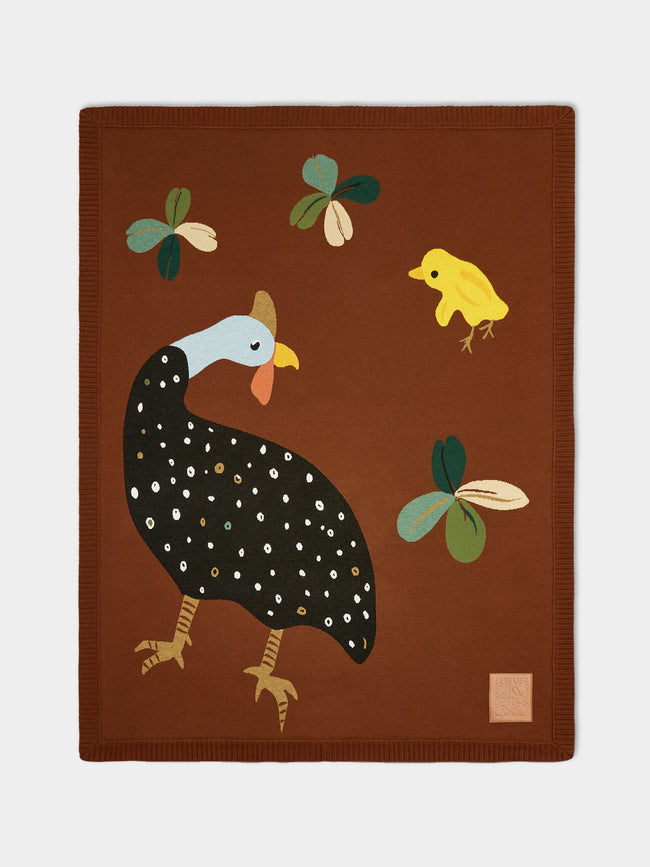 Loewe Home - Guinea Fowl Wool Blanket -  - ABASK - 