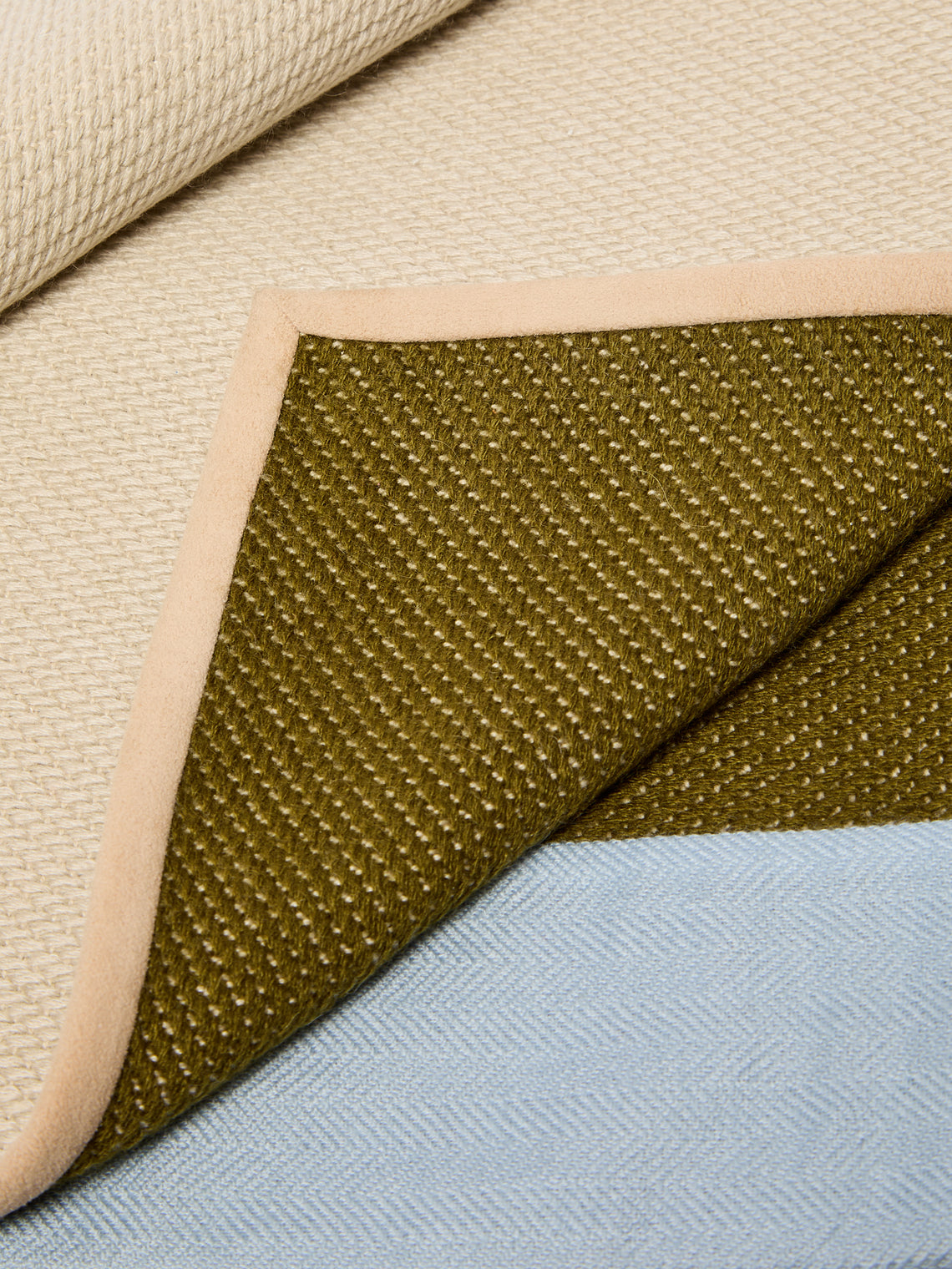 Studio Shamshiri x ABASK - Handwoven Cashmere Irregular-Border Blanket -  - ABASK