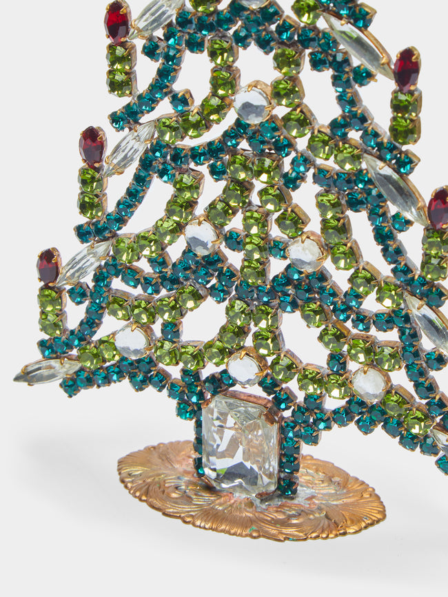 Antique and Vintage - 1930s Czech Jewelled Medium Christmas Tree -  - ABASK