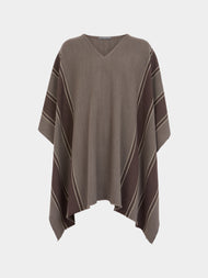 Denis Colomb - Cashmere Asymmetric Poncho | One Size -  - ABASK - 