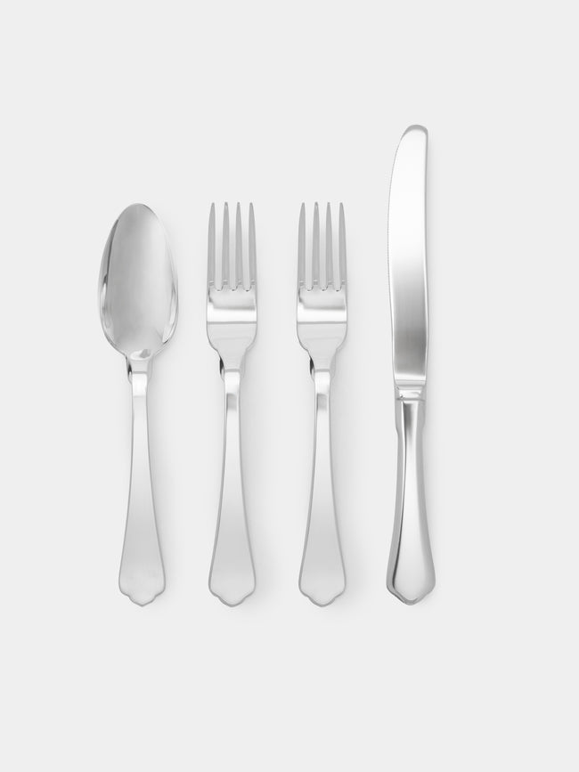 Astier de Villatte - Naples Shiny-Finish Dessert Cutlery (Set of 4) -  - ABASK - 