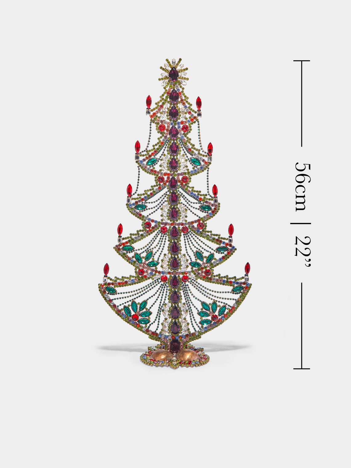 Antique and Vintage - 1930s Czech Jewelled Extra Large Christmas Tree -  - ABASK