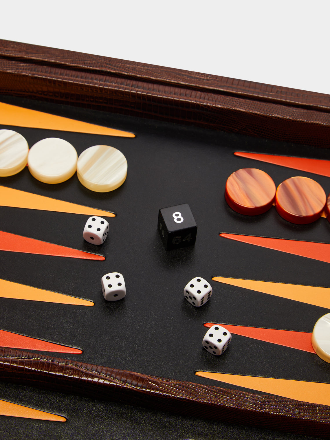 Renzo Romagnoli - Leather Backgammon and Chess Compendium -  - ABASK