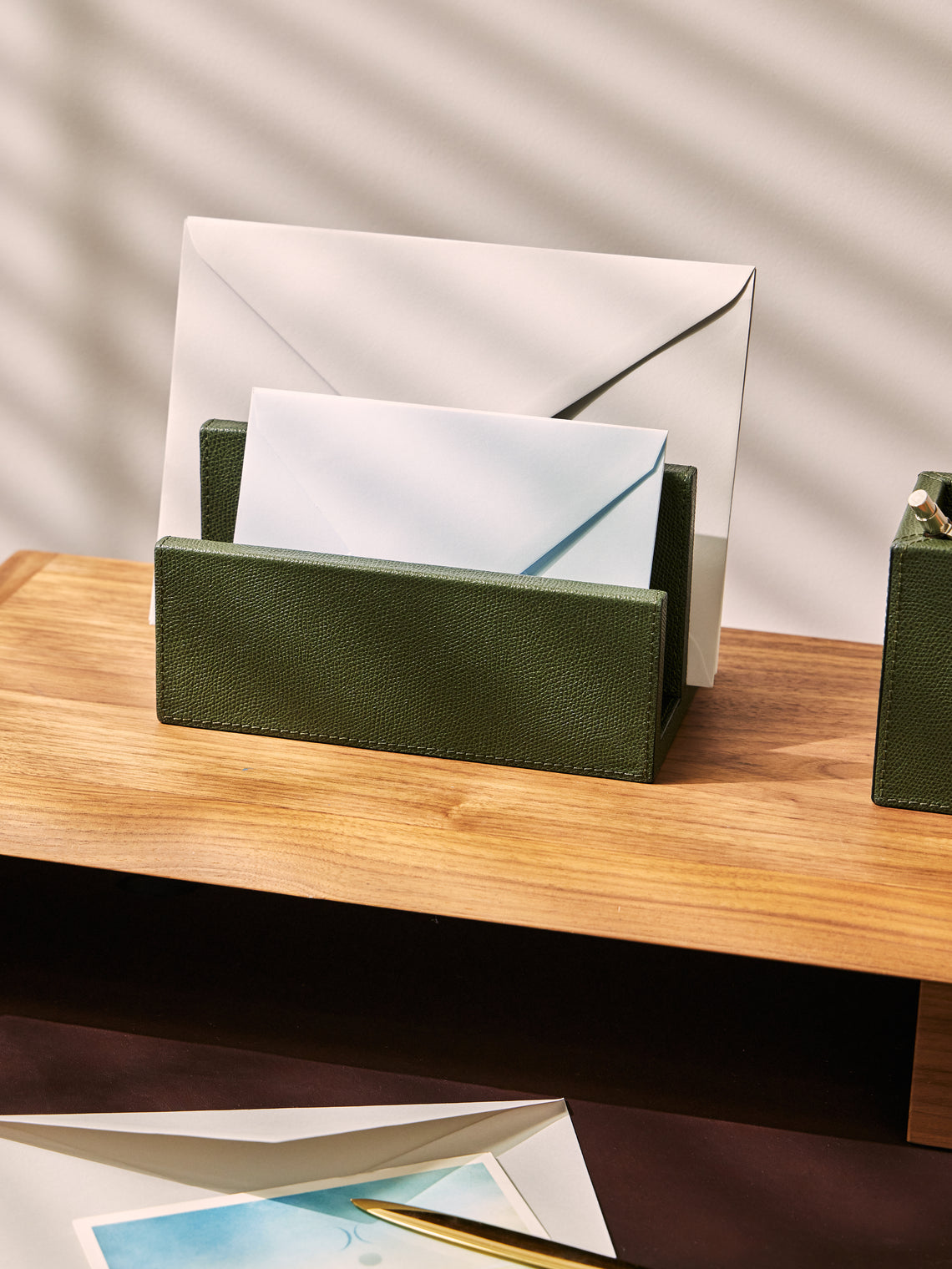 Giobagnara - Arthur Leather Letter Holder -  - ABASK