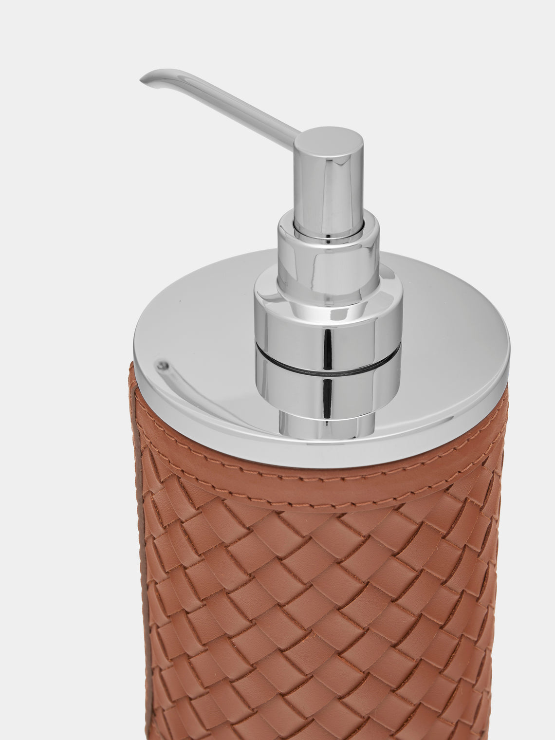 Riviere - Alghero Woven Leather Soap Dispenser -  - ABASK