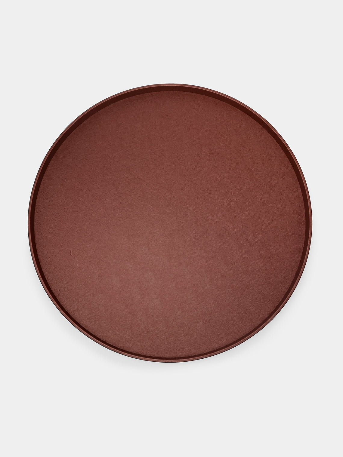 Giobagnara - Polo Utopia Leather Round Tray -  - ABASK - 