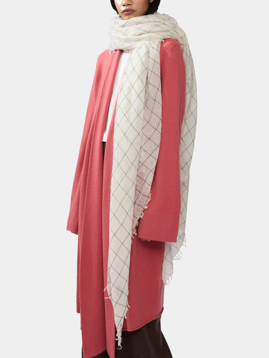 Woven Cashmere Medium Scarf