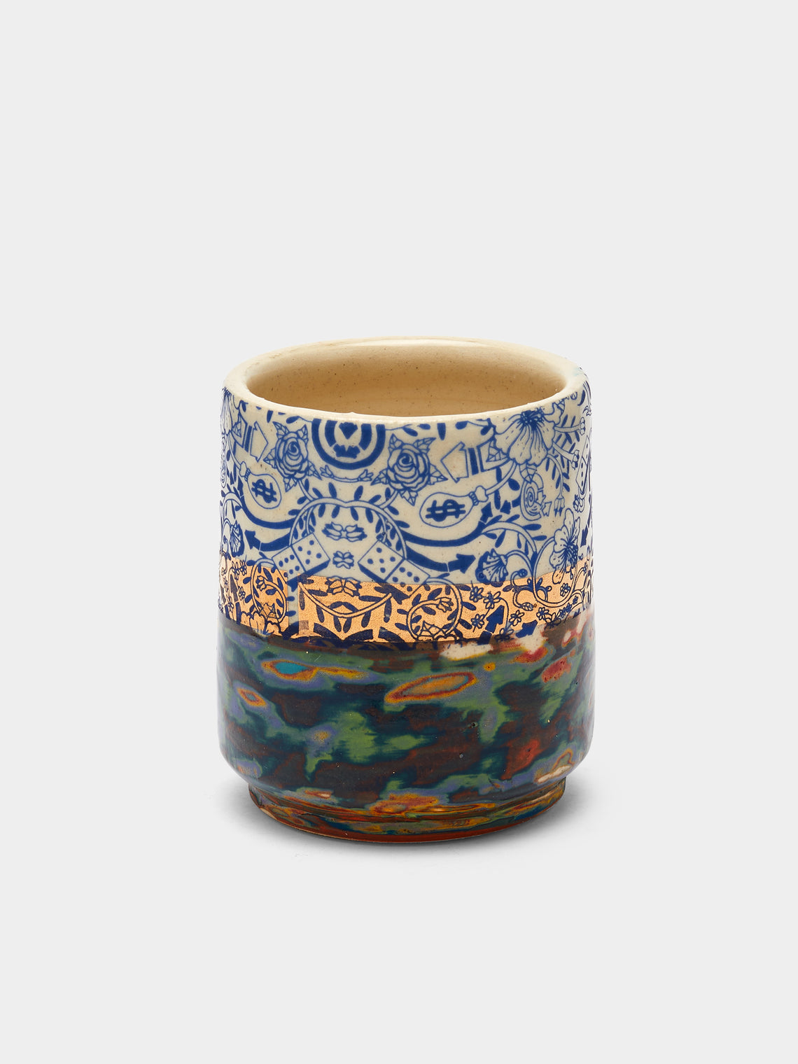 The Village Potter x Roberto Lugo - Edition 119 and 121 Ceramic Cups (Set of 2) -  - ABASK