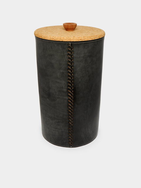 Otis Ingrams - Pithos Leather Laundry Basket -  - ABASK - 