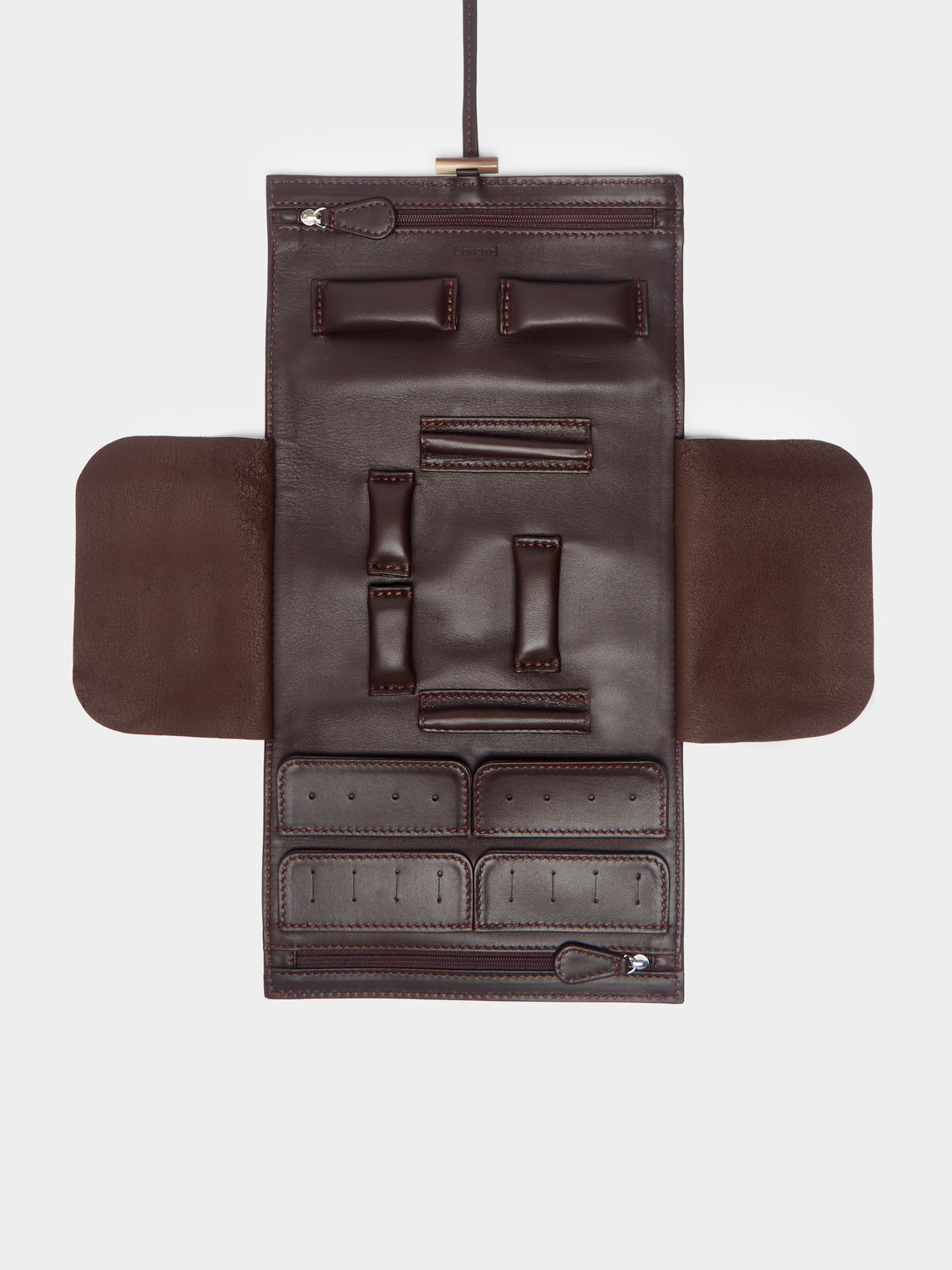 Lorenzi Milano - Leather Travel Jewellery Case -  - ABASK