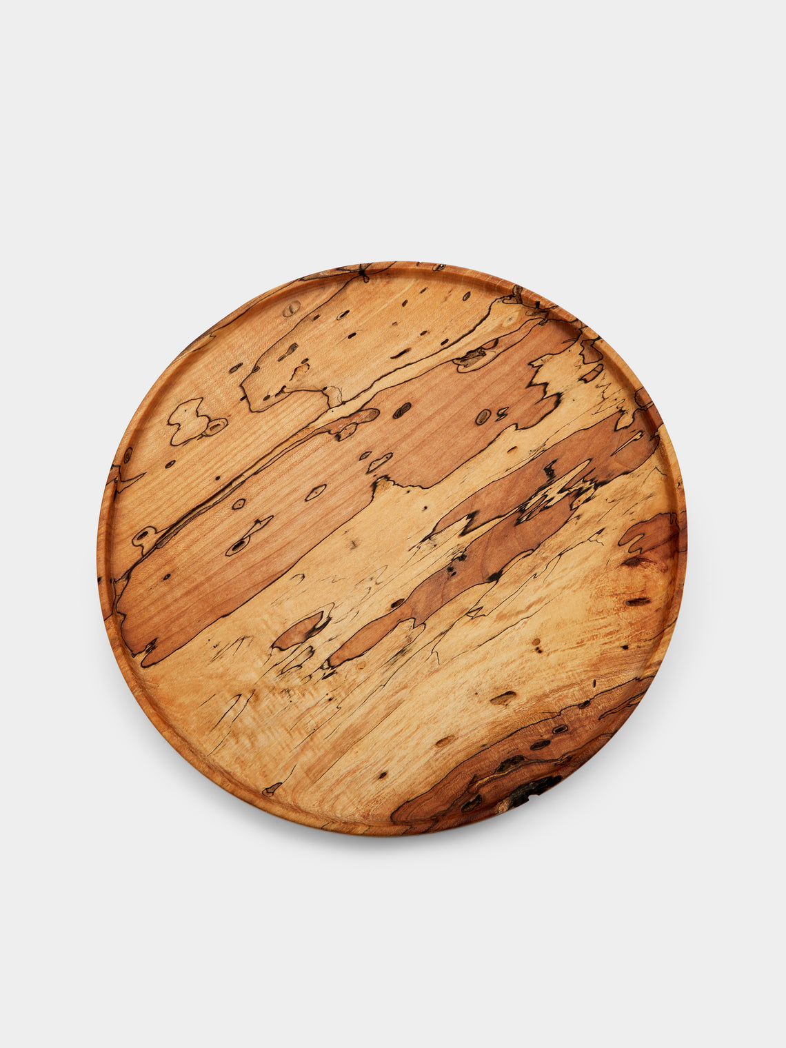 Iida Woodturning - Hand-Turned Wood Tray -  - ABASK - 