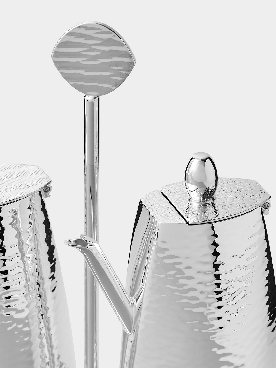 Zanetto - Eyes Silver-Plated Oil and Vinegar Set -  - ABASK