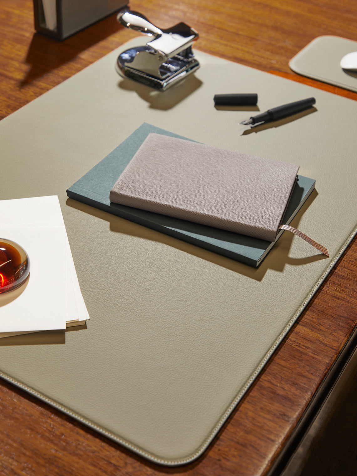 Giobagnara x Poltrona Frau - Leather Desk Blotter -  - ABASK