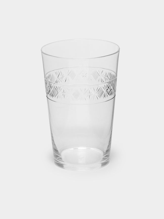 Antique and Vintage - 1900s Edwardian Cut Crystal Water Tumblers (Set of 8) -  - ABASK - 