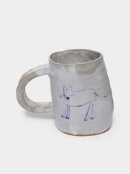 Liz Rowland - Fox Hand-Painted Ceramic Mug -  - ABASK - 