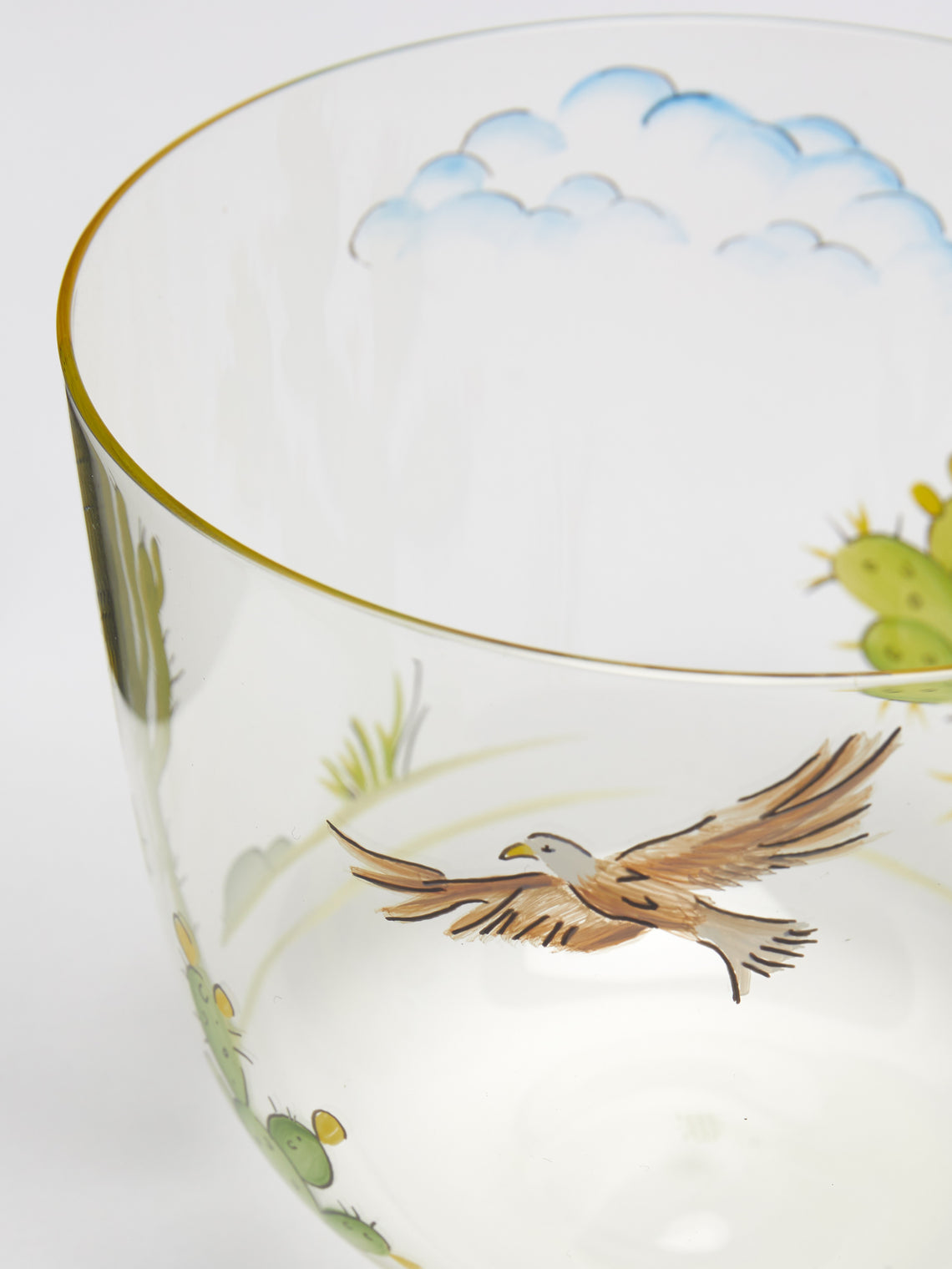 Lobmeyr - Marfa Hand-Painted Crystal Tumbler -  - ABASK