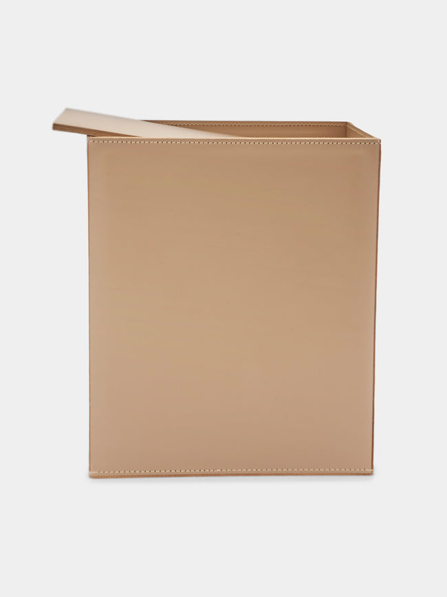 Rabitti 1969 - Fold Leather Wastepaper Bin -  - ABASK - 