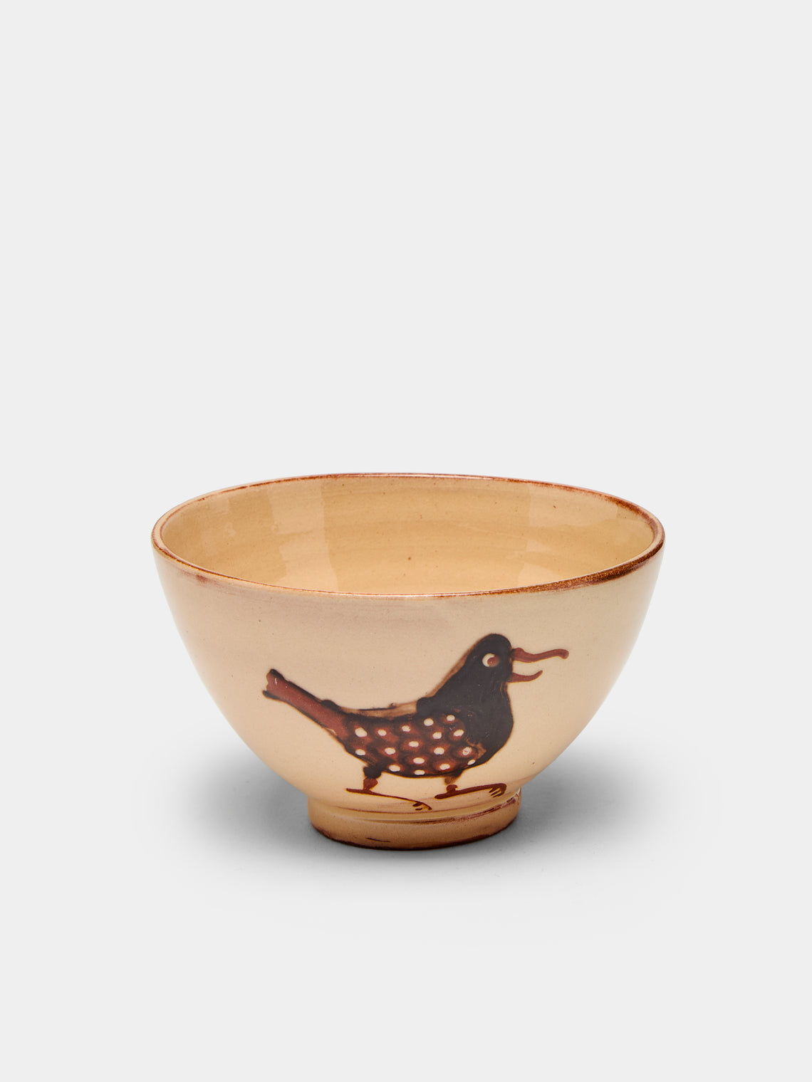 Poterie d’Évires - Birds Hand-Painted Ceramic Small Bowls (Set of 6) -  - ABASK