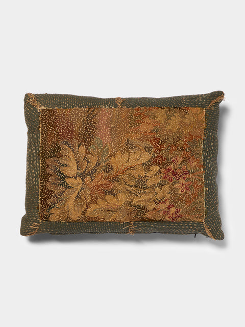 By Walid - 18th-Century Aubusson Tapestry Linen Cushion -  - ABASK - 