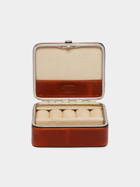 F. Hammann - Leather Travel Jewellery Box -  - ABASK