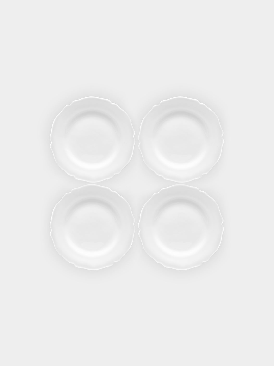 Bourg Joly Malicorne - Festons Ceramic Side Plates (Set of 4) -  - ABASK