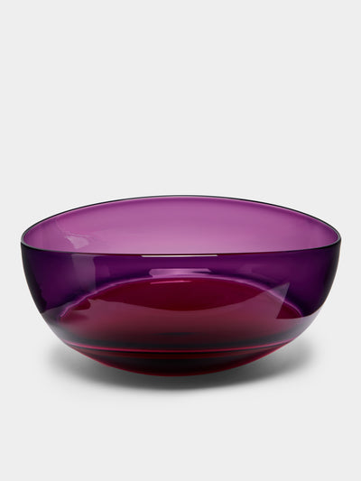 Stewart Hearn - Oval Encalmo Hand-Blown Glass Bowl -  - ABASK - 