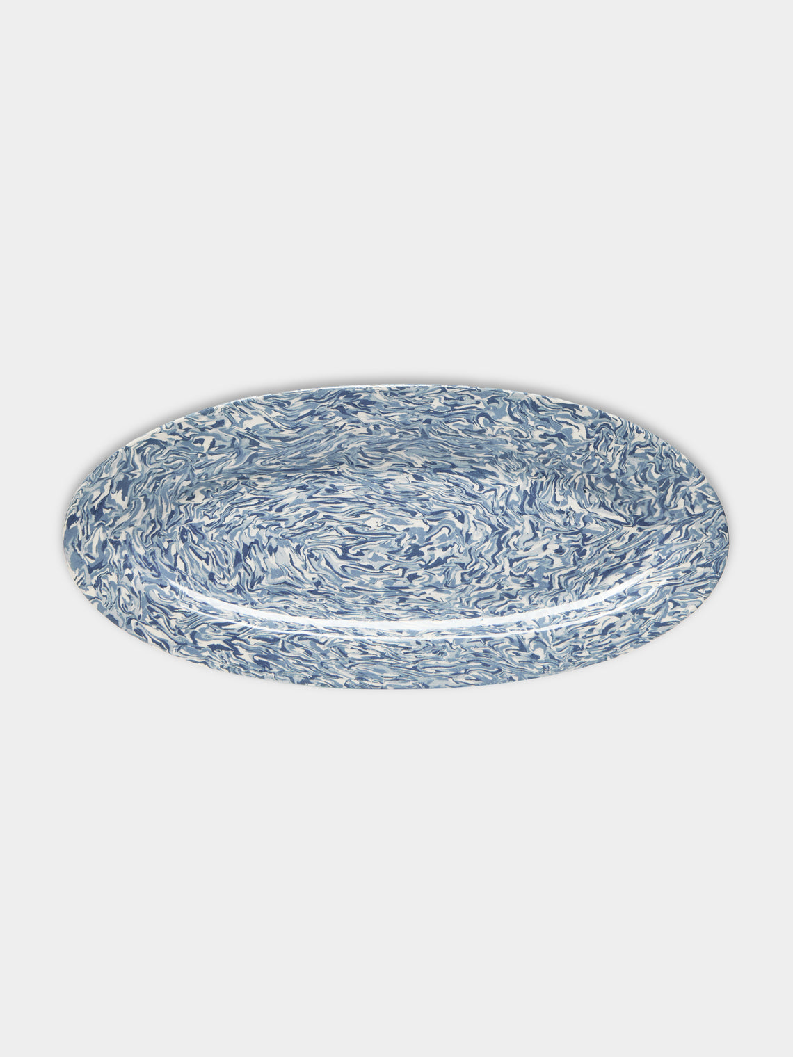 ABASK Aptware - Marbled Ceramic Oval Serving Dish -  - ABASK - 