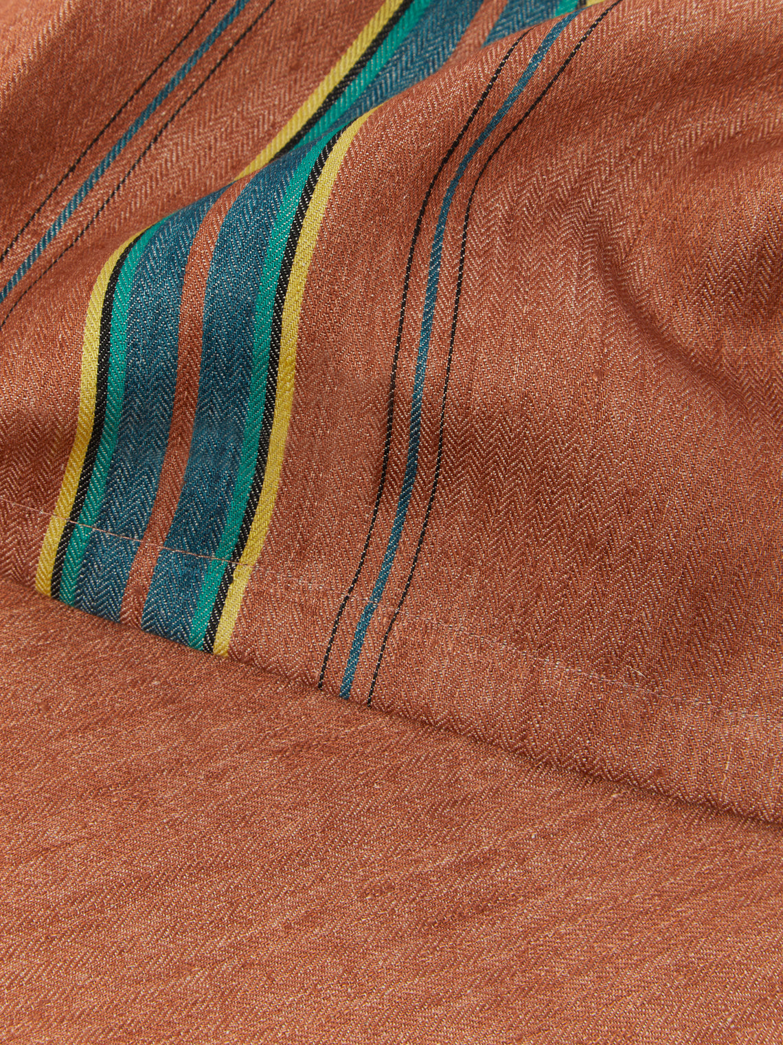 Libeco - Ontario Stripe Belgian Linen Large Rectangular Tablecloth -  - ABASK