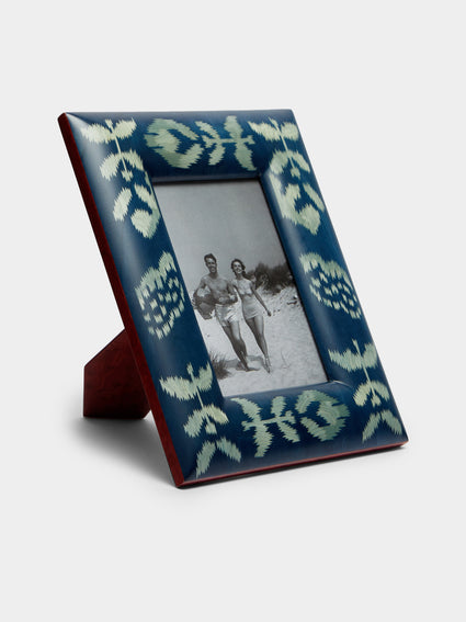 Silvia Furmanovich - Ikat Marquetry Wood Photo Frame -  - ABASK - [thumbnail]