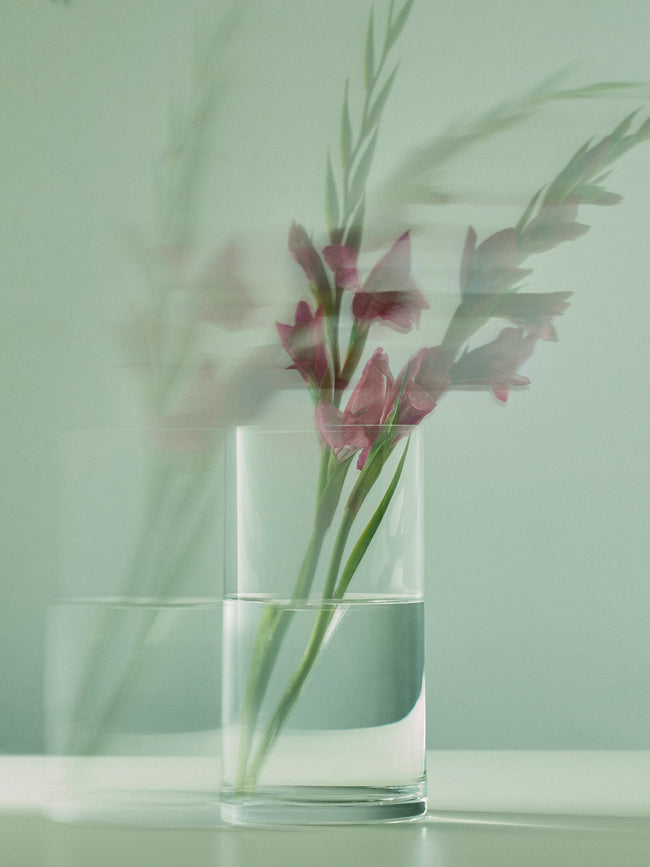 Deborah Ehrlich - Hand-Blown Crystal Lupine Vase -  - ABASK