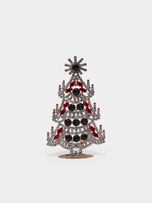 Antique and Vintage - 1930s Czech Jewelled Small Christmas Tree -  - ABASK - 