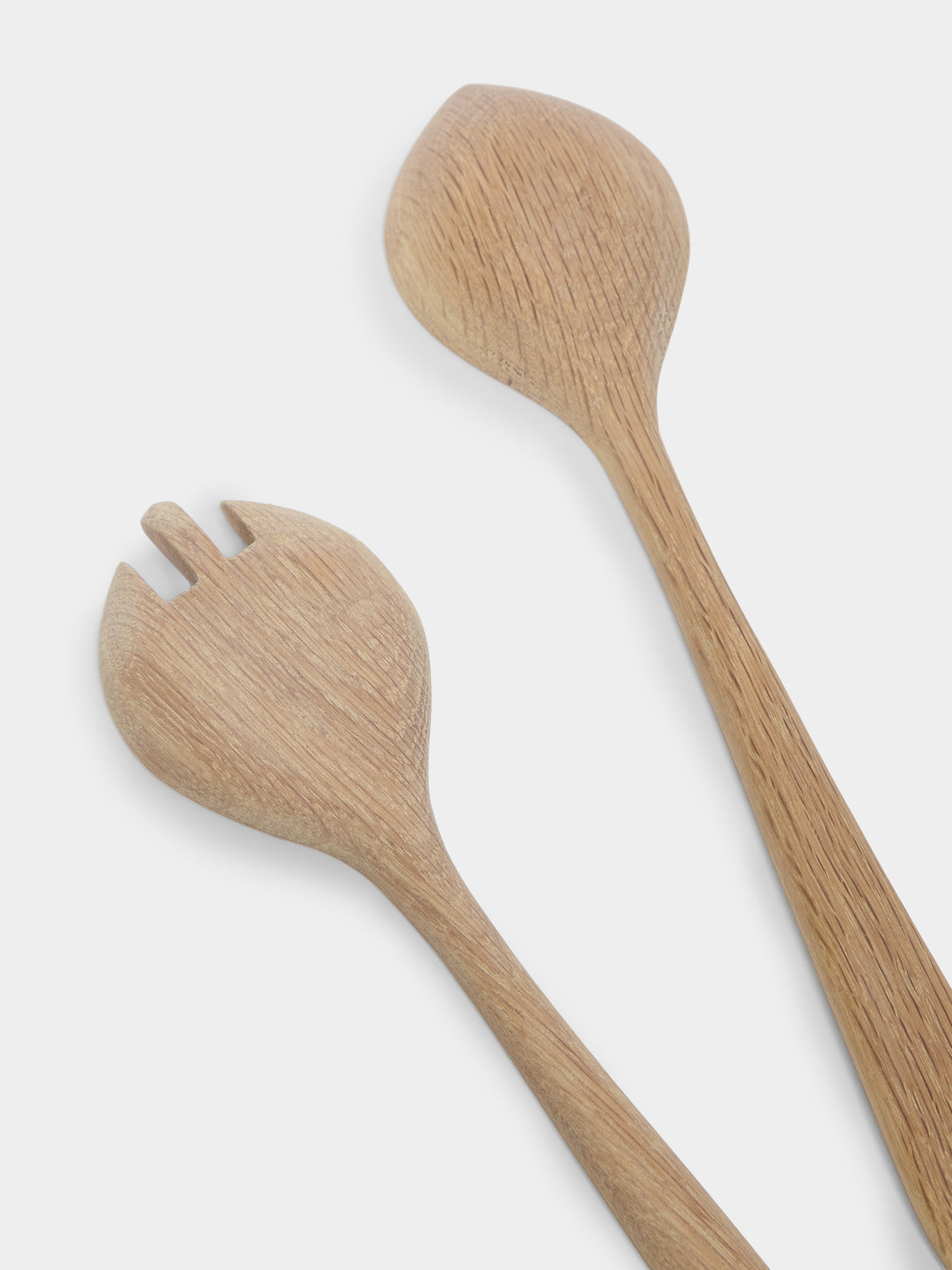 The Wooden Palate - White Oak Salad Servers -  - ABASK