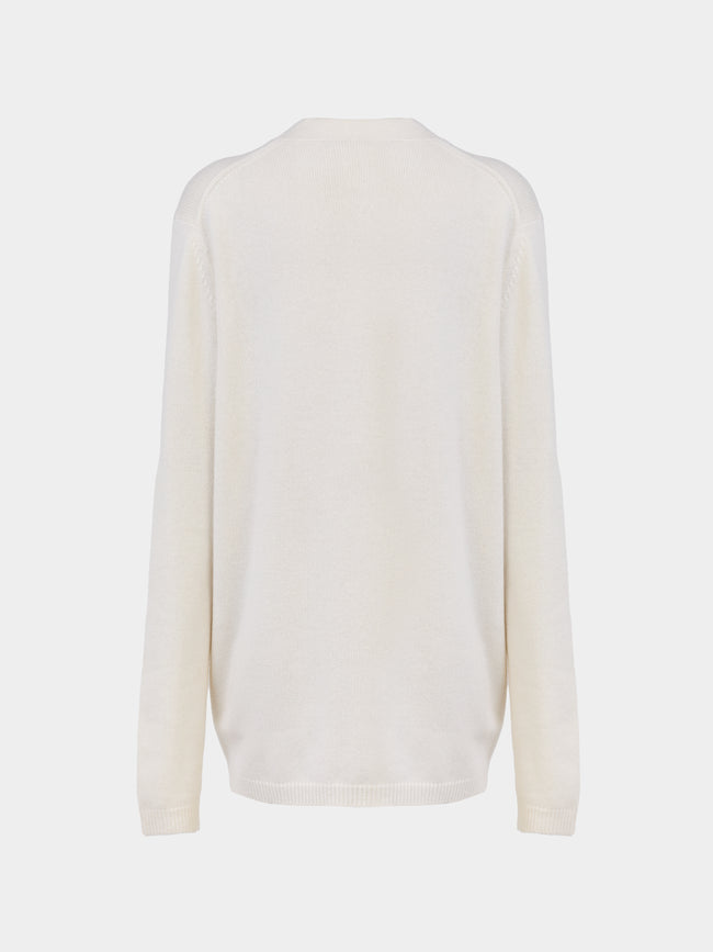 Denis Colomb - Cashmere Boyfriend Cardigan | Size: S -  - ABASK