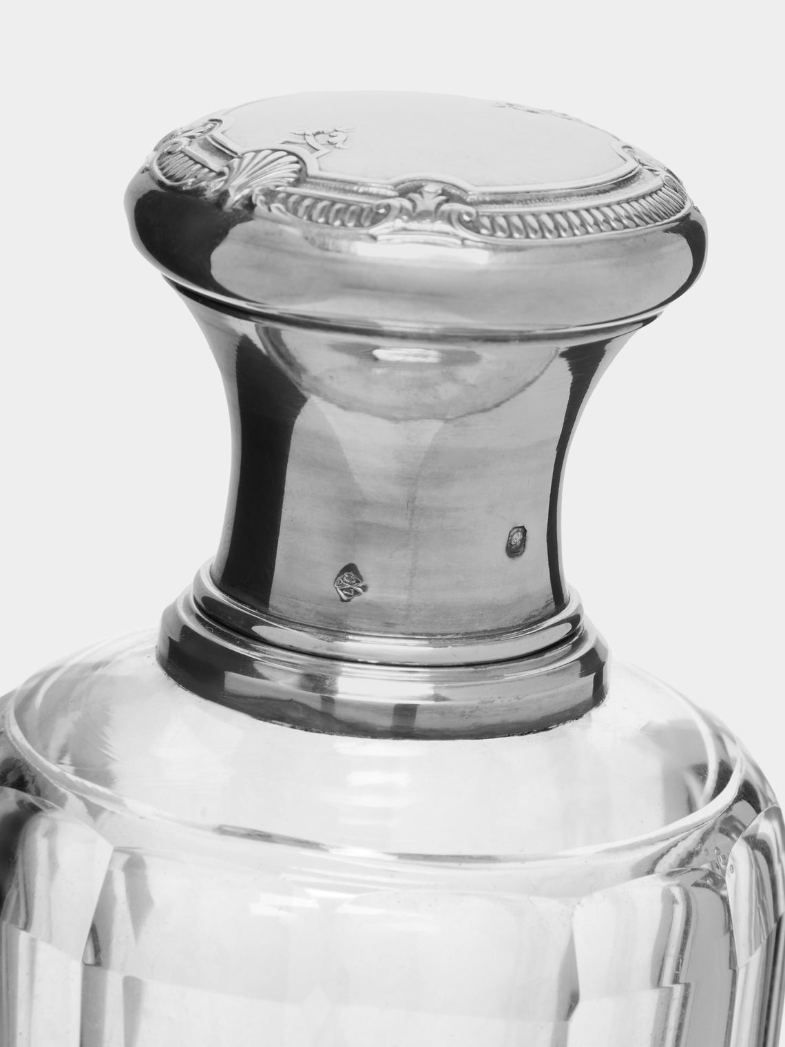Antique and Vintage - 1890s Sterling Silver and Crystal Vanity Jars (Set of 6) -  - ABASK