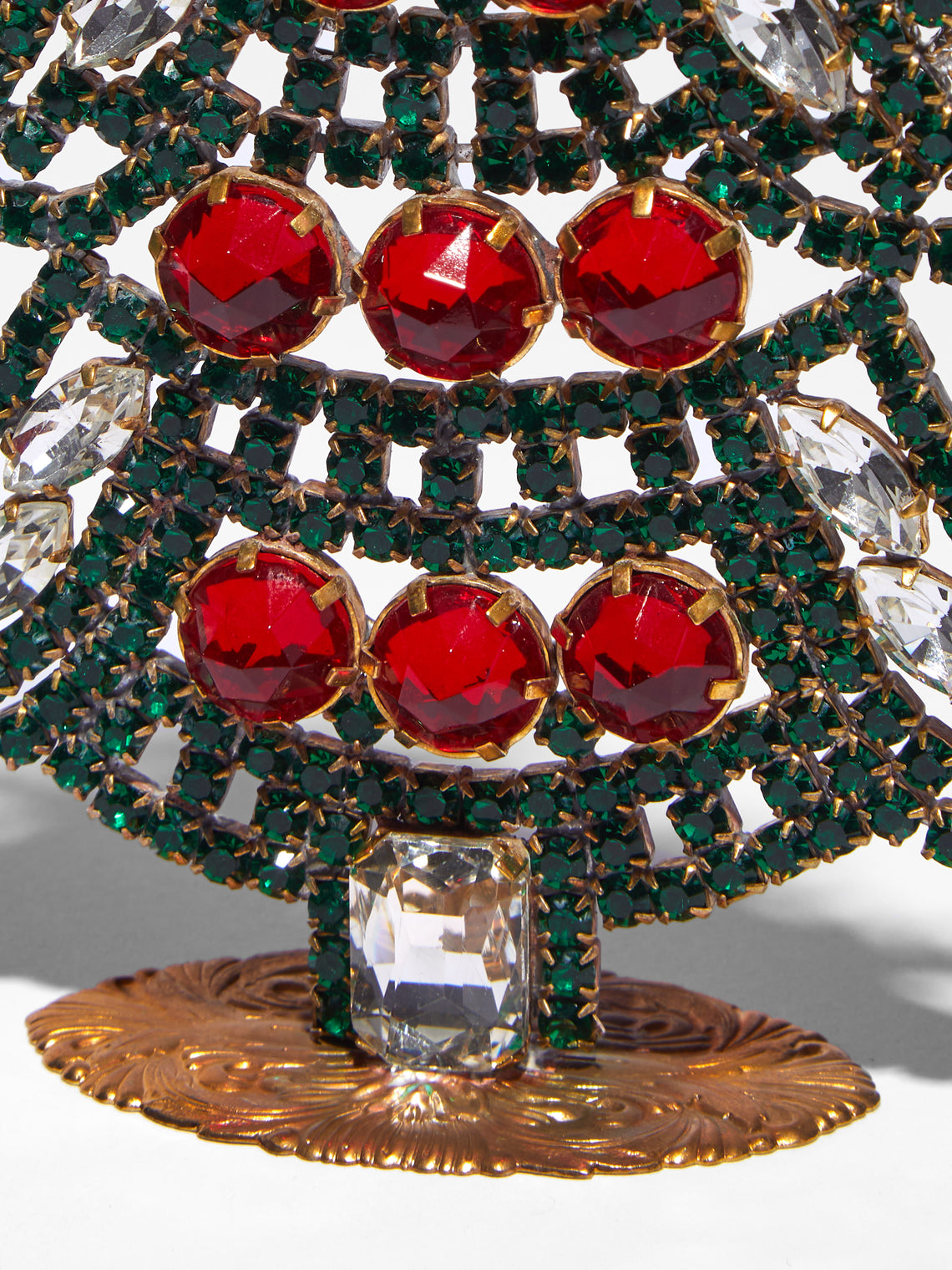 Antique and Vintage - 1930s Czech Jewelled Small Christmas Tree -  - ABASK